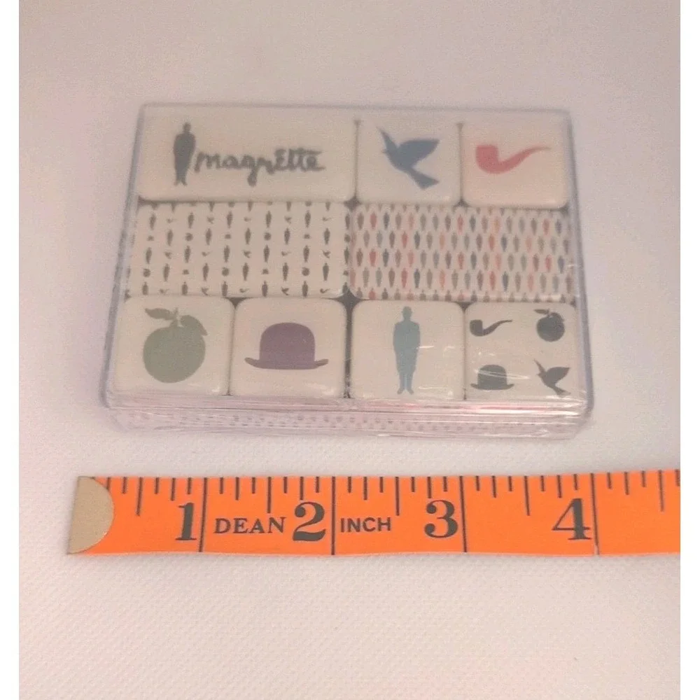 Rene Magritte FRIDGE MAGNETS Surreal Art Set‎ of 9 - New
